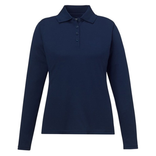 Ladies' Pinnacle Performance Long-Sleeve Pique Polo