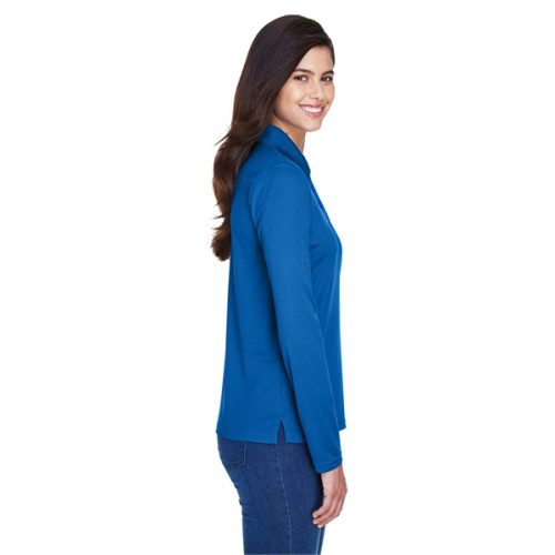 Ladies' Pinnacle Performance Long-Sleeve Pique Polo