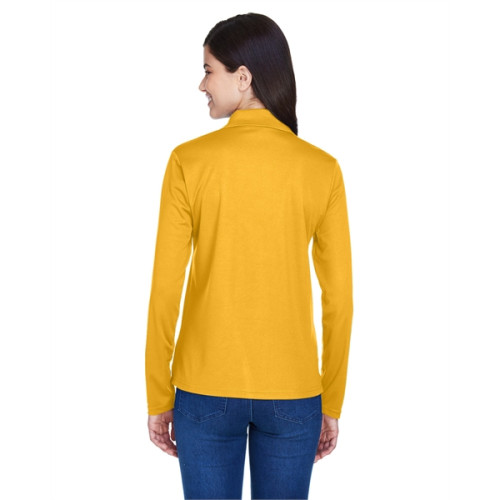 Ladies' Pinnacle Performance Long-Sleeve Pique Polo