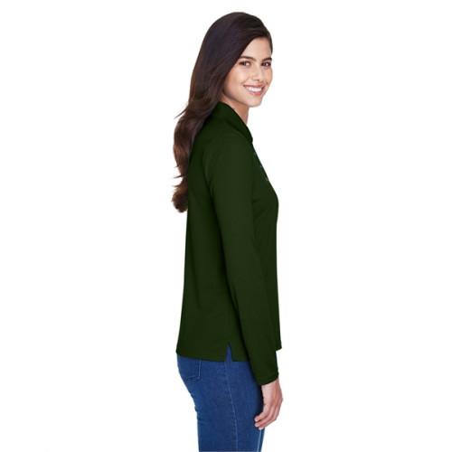 Ladies' Pinnacle Performance Long-Sleeve Pique Polo