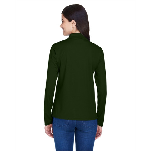 Ladies' Pinnacle Performance Long-Sleeve Pique Polo