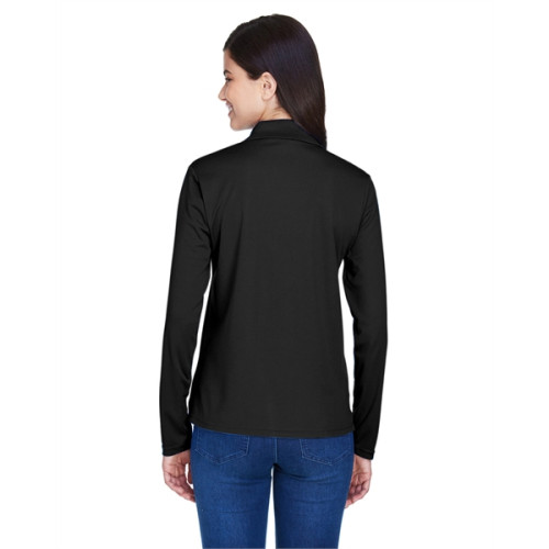 Ladies' Pinnacle Performance Long-Sleeve Pique Polo