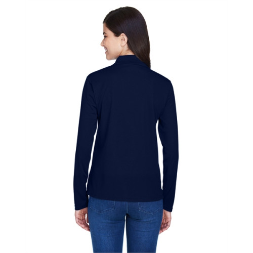 Ladies' Pinnacle Performance Long-Sleeve Pique Polo