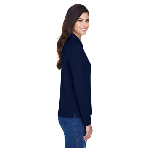 Ladies' Pinnacle Performance Long-Sleeve Pique Polo