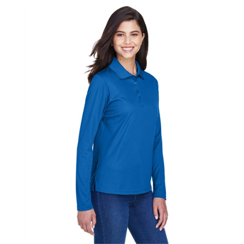 Ladies' Pinnacle Performance Long-Sleeve Pique Polo