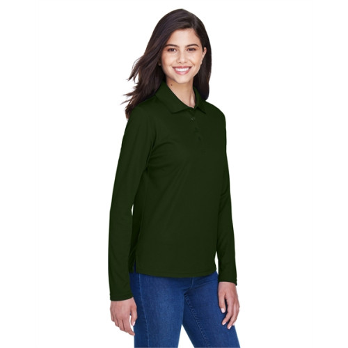 Ladies' Pinnacle Performance Long-Sleeve Pique Polo