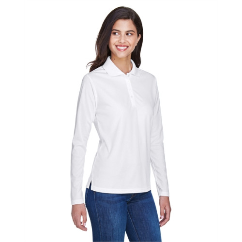 Ladies' Pinnacle Performance Long-Sleeve Pique Polo