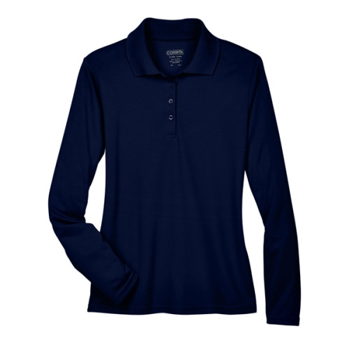Ladies' Pinnacle Performance Long-Sleeve Pique Polo