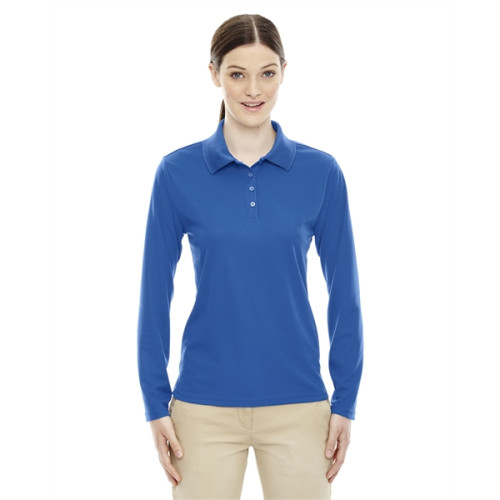 Ladies' Pinnacle Performance Long-Sleeve Pique Polo