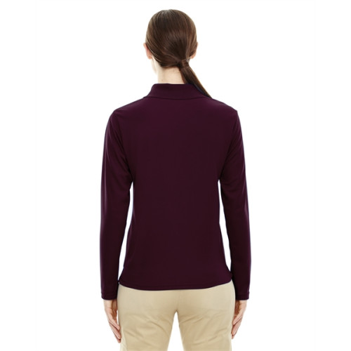 Ladies' Pinnacle Performance Long-Sleeve Pique Polo