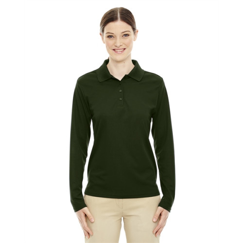 Ladies' Pinnacle Performance Long-Sleeve Pique Polo