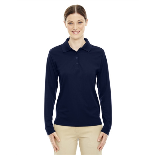 Ladies' Pinnacle Performance Long-Sleeve Pique Polo