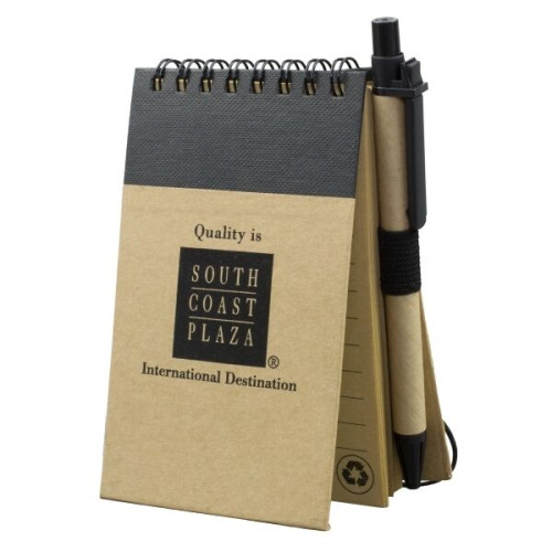 Eco Inspired Jotter Notepad Notebook with Matching Color