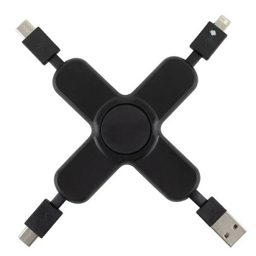 5-in-1 Cell Phone Charging Cable Spinner