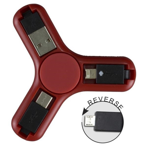 5-in-1 Cell Phone Charging Cable Spinner