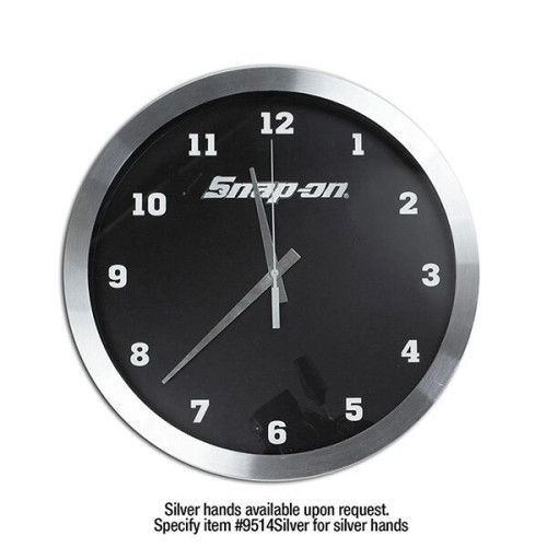 Bridge 14" Brushed Metal Analog Wall Clock
