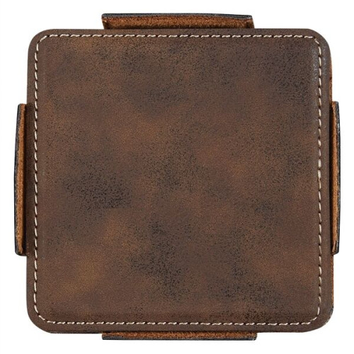 4-Piece Coaster Set With Holder