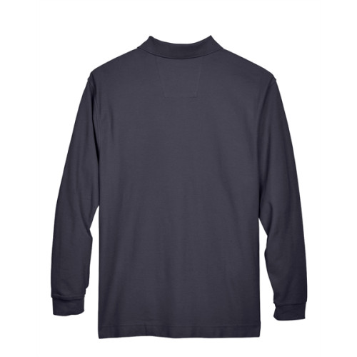 Men's Pima Pique Long-Sleeve Polo