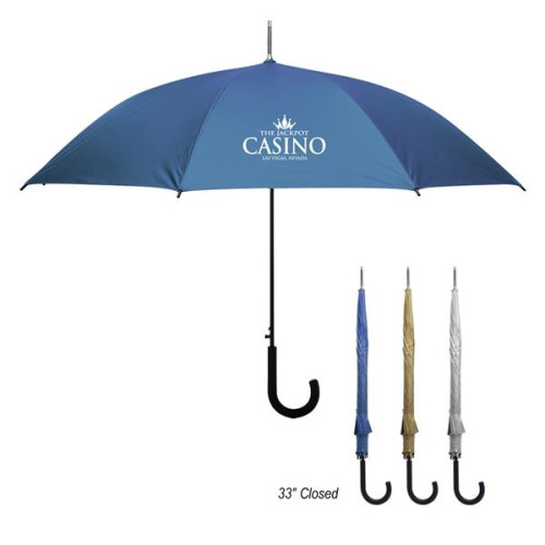 46" Arc Matte Metallic Umbrella