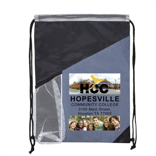 Kamet Drawstring Cinch Pack Backpack with Large Front Pocket