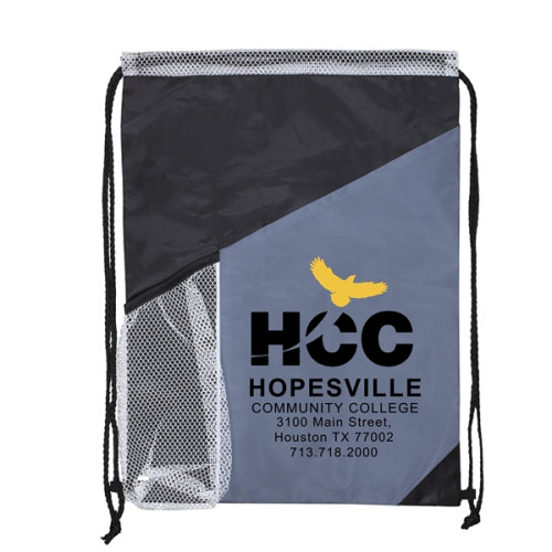 Kamet Drawstring Cinch Pack Backpack with Large Front Pocket