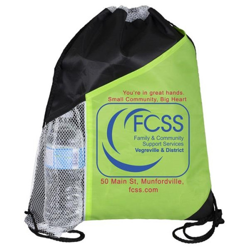 Kamet Drawstring Cinch Pack Backpack with Large Front Pocket