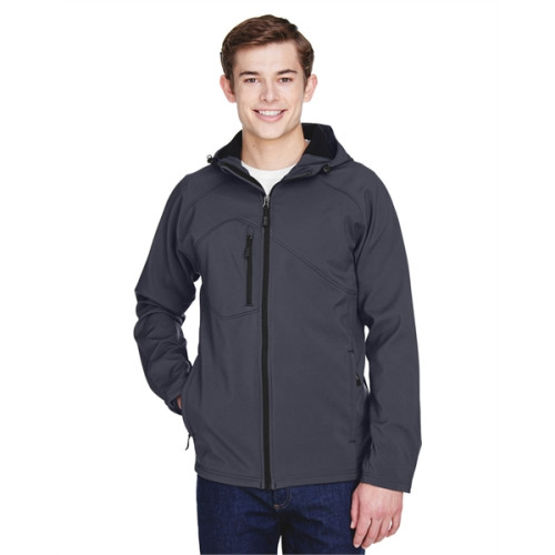 Men's Prospect Two-Layer Fleece Bonded Soft Shell Hooded ...