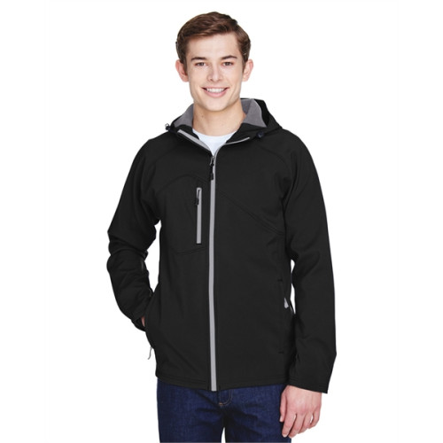 Men's Prospect Two-Layer Fleece Bonded Soft Shell Hooded ...
