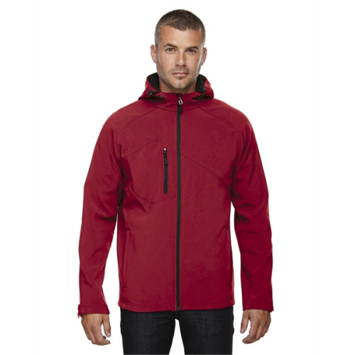 Men's Prospect Two-Layer Fleece Bonded Soft Shell Hooded ...