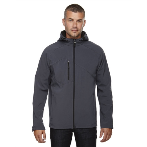 Men's Prospect Two-Layer Fleece Bonded Soft Shell Hooded ...
