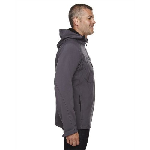 Men's Prospect Two-Layer Fleece Bonded Soft Shell Hooded ...