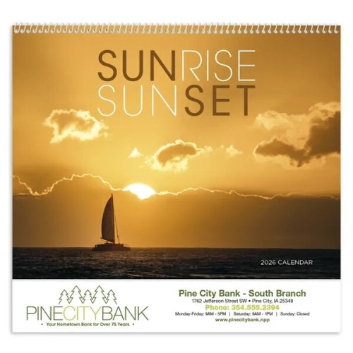 Triumph® Calendars Sunrise Sunset Calendar