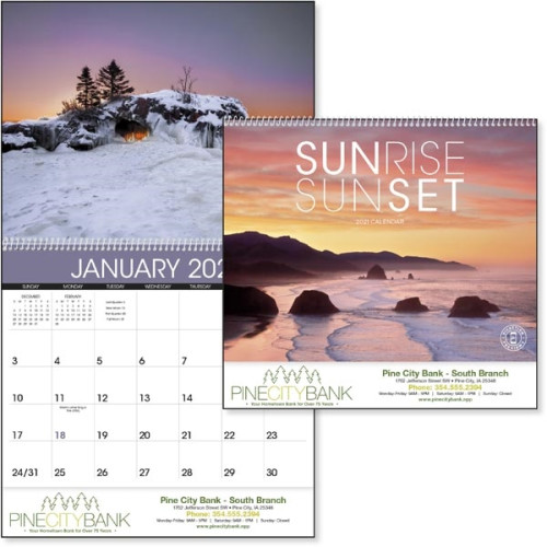 Triumph® Calendars Sunrise Sunset Calendar