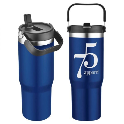 Tollara 30 oz Vacuum Insulated Tumbler with Flip Top Spout