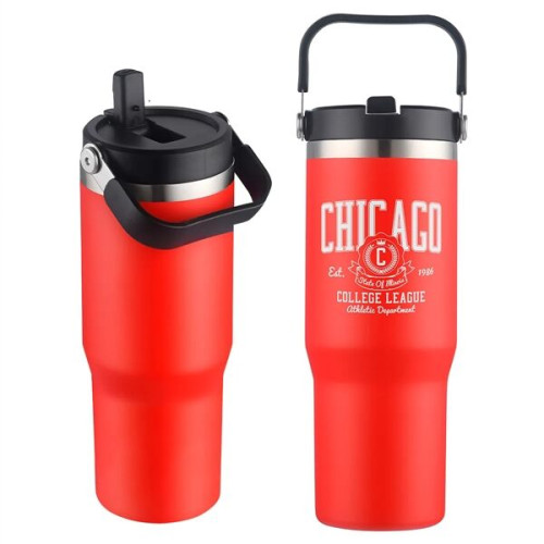 Tollara 30 oz Vacuum Insulated Tumbler with Flip Top Spout