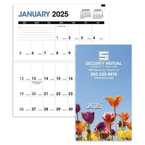Triumph® Calendars Colorful Impressions Monthly Pocket Pl...