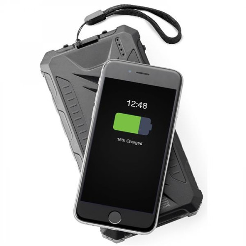 SUPER OFF-ROAD   12,000 mAh SOLAR WIRELESS POWER BANK INCLUD
