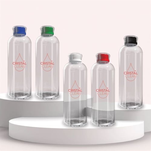 CRYSTAL CLEAR  1000 ML / 34 OZ BOROSILICATE GLASS BOTTLE
