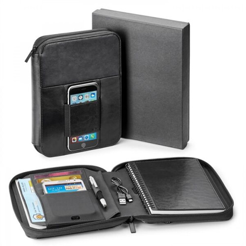 FABRIZIO   A5 ZIP JOURNAL WITH 5,000 mAh WIRELESS CHARGING P