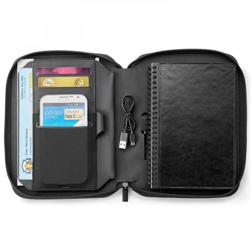 FABRIZIO   A5 ZIP JOURNAL WITH 5,000 mAh WIRELESS CHARGING P