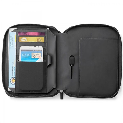 FABRIZIO   A5 ZIP JOURNAL WITH 5,000 mAh WIRELESS CHARGING P