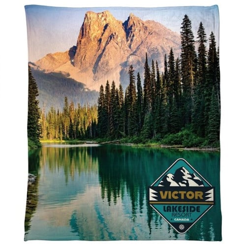 Silk Touch Sherpa Blanket 50- x 60- 420GSM - Full Color
