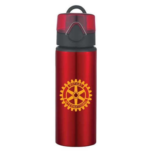25 Oz. Aluminum Sports Bottle With Flip-Top Lid
