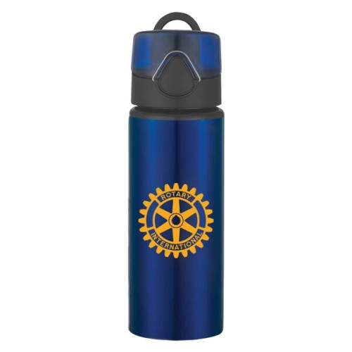 25 Oz. Aluminum Sports Bottle With Flip-Top Lid