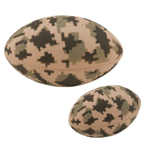 Digital Camo Football Stress Reliever