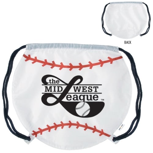 Baseball Drawstring Backpack