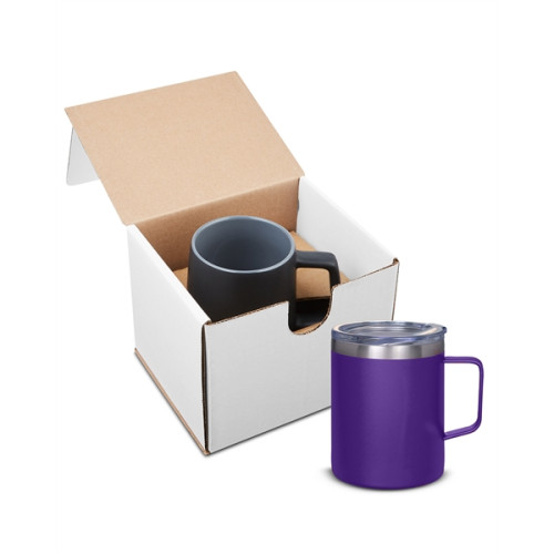 12oz Vacuum Insulated Coffee Mug With Handle In Mailer