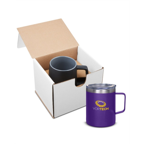 12oz Vacuum Insulated Coffee Mug With Handle In Mailer
