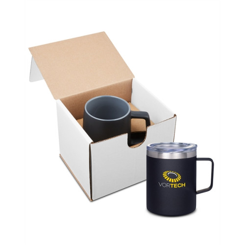 12oz Vacuum Insulated Coffee Mug With Handle In Mailer