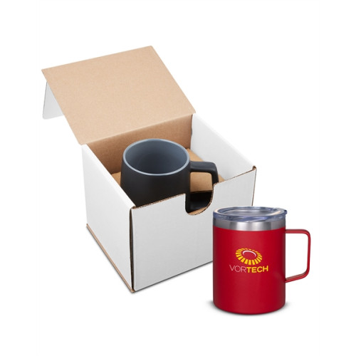 12oz Vacuum Insulated Coffee Mug With Handle In Mailer